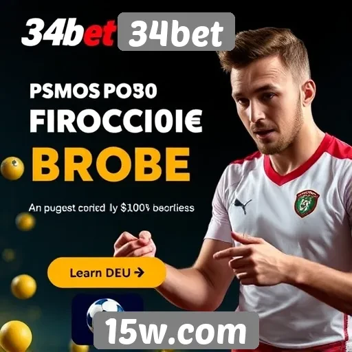 Promoções e bônus atraentes no 34bet