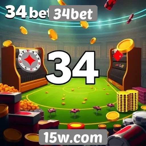 34bet oferece ampla variedade de jogos de cassino