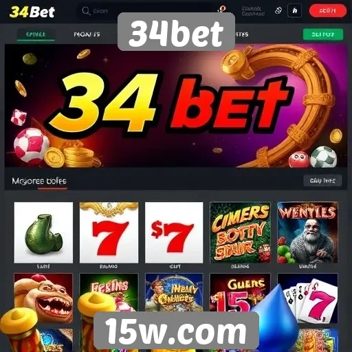 34bet oferece uma ampla variedade de jogos de cassino