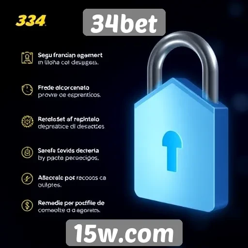 Recursos de segurança no site de jogos 34bet