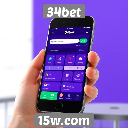 Plataformas móveis do 34bet são bem avaliadas