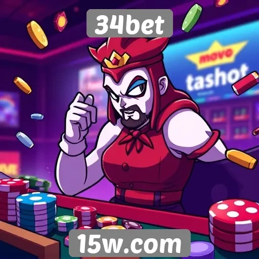 Tendências de jogos online destacadas no 34bet