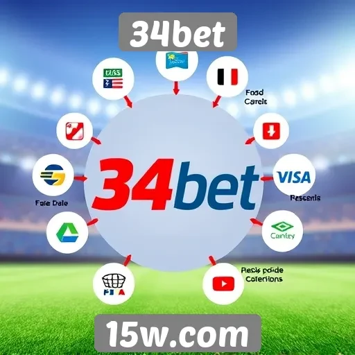 Integração de pagamentos no 34bet e suas opções
